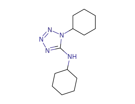 Molecular Structure of 73565-25-0 (N-cyclohexyl-N-(1-cyclohexyl-1H-tetraazol-5-yl)amine)