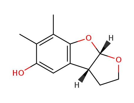 (+)-2,3,3aR,8aS-tetrahydro-5-hydroxy-6,7-dimethyl-[2,3-d]-benzo[b]furan