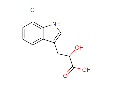 3-(7-chloro-1H-indol-3-yl)-2-hydroxy-propionic acid