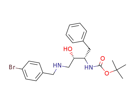 (2S,3S)-1-[(4-bromobenzyl)amino]-3-[N-(tert-butyloxycarbonyl)amino]-4-phenylbutan-2-ol