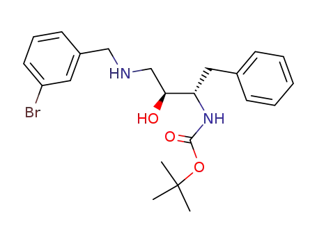 (2S,3S)-1-[(3-bromobenzyl)amino]-3-[N-(tert-butyloxycarbonyl)amino]-4-phenylbutan-2-ol