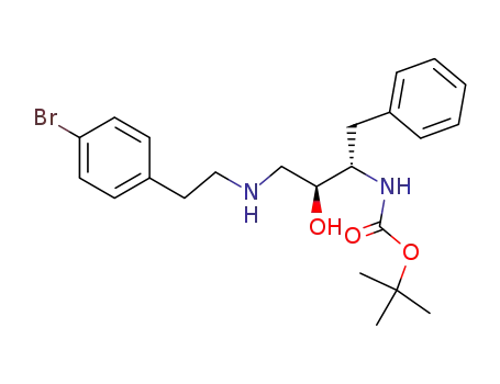 (2S,3S)-1-{[2-(4-bromophenyl)ethyl]amino}-3-[N-(tert-butyloxycarbonyl)amino]-4-phenylbutan-2-ol