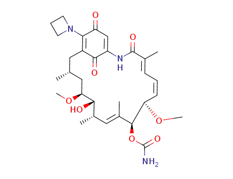 17-(1-azetidinyl)-17-demethoxygeldanamycin