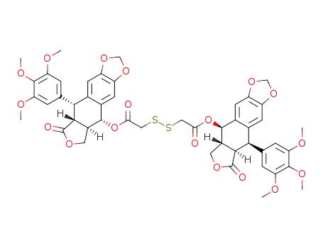 dipodophyllotoxin-4-yl 2,2'-dithiobisacetate