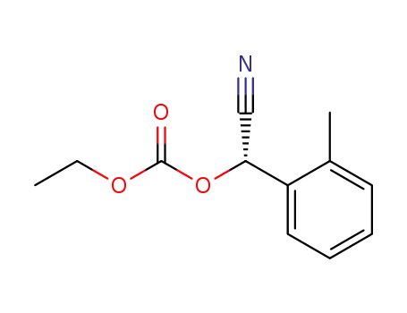 (2S)-O-ethoxycarbonyl-2-hydroxy-2-(2-methylphenyl)-acetonitrile