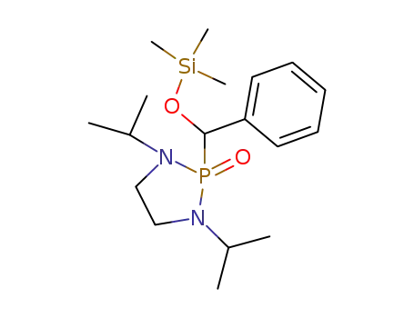 α-trimethylsilyloxybenzyl-N,N'-ethylene-N,N'-diisopropylphosphonamide