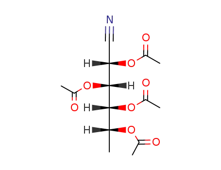 Acetic acid (1R,2R,3R)-2,3-diacetoxy-1-((S)-acetoxy-cyano-methyl)-butyl ester