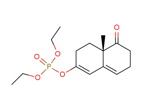 Phosphoric acid diethyl ester (S)-4a-methyl-5-oxo-3,4,4a,5,6,7-hexahydro-naphthalen-2-yl ester