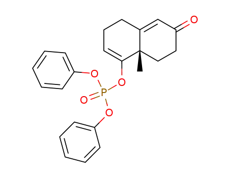 Phosphoric acid (S)-8a-methyl-6-oxo-3,4,6,7,8,8a-hexahydro-naphthalen-1-yl ester diphenyl ester