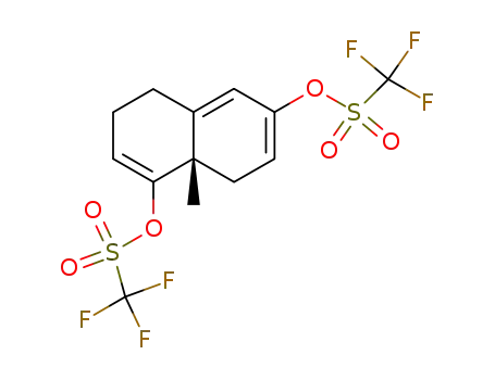 Trifluoro-methanesulfonic acid (S)-8a-methyl-6-trifluoromethanesulfonyloxy-3,4,8,8a-tetrahydro-naphthalen-1-yl ester