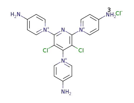 1,1',1''-tris[4-amino-(3,5-dichloropyridine-2,4,6-triyl)-pyridinium] trichloride