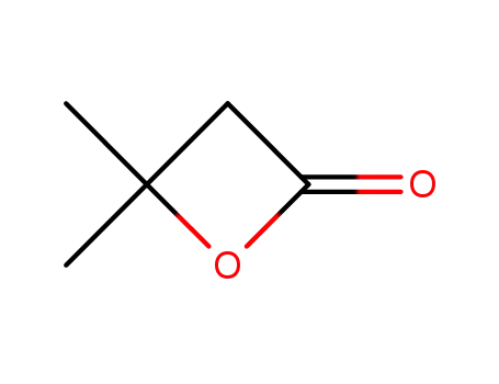 Molecular Structure of 1823-52-5 (2,2-Dimethyloxetane-4-one)