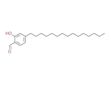 Molecular Structure of 40188-88-3 (Benzaldehyde, 2-hydroxy-4-pentadecyl-)