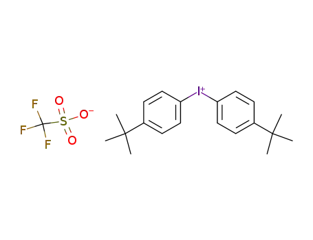 Molecular Structure of 84563-54-2 (BIS(4-TERT-BUTYLPHENYL)IODONIUM TRIFLATE)