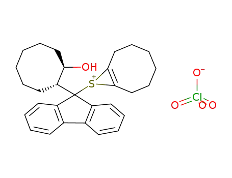 9-[9-((1R,2R)-2-Hydroxy-cyclooctyl)-9H-fluoren-9-yl]-9-thionia-bicyclo[6.1.0]non-1(8)-ene; perchlorate