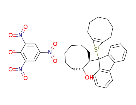 Picrate9-[9-((1R,2R)-2-hydroxy-cyclooctyl)-9H-fluoren-9-yl]-9-thionia-bicyclo[6.1.0]non-1(8)-ene;