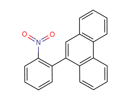 Molecular Structure of 911217-05-5 (Phenanthrene, 9-(2-nitrophenyl)-)