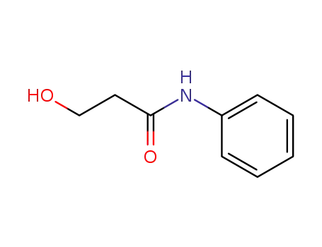 Molecular Structure of 66223-76-5 (Propanamide, 3-hydroxy-N-phenyl-)