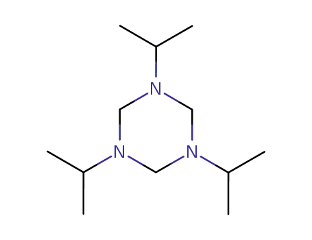 Molecular Structure of 10556-98-6 (1,3,5-TRIISOPROPYL HEXAHYDRO-SYM- TRIAZINE)