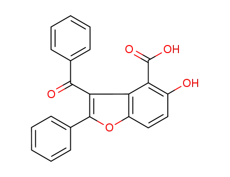 3-benzoyl-5-hydroxy-2-phenylbenzofuran-4-carboxylic acid