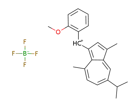 (3-guaiazulenyl)(2-methoxyphenyl)methylium tetrafluoroborate