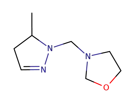3-(5-methyl-4,5-dihydro-1H-pyrazol-1-ylmethyl)oxazolidine