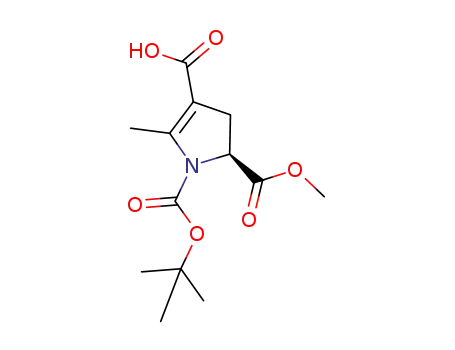 1H-Pyrrole-1,2,4-tricarboxylic acid, 2,3-dihydro-5-methyl-,
1-(1,1-dimethylethyl) 2-methyl ester, (2S)-