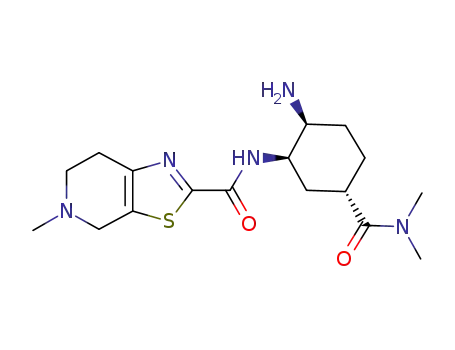 N-{(1R,2S,5S)-2-amino-5-[(dimethylamino)carbonyl]cyclohexyl}-5-methyl-4,5,6,7-tetrahydrothiazolo[5,4-c]pyridine-2-carboxamide
