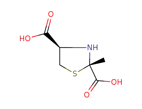 (2S,4R)-2-methyl-1,3-thiazolidine-2,4-dicarboxylic acid