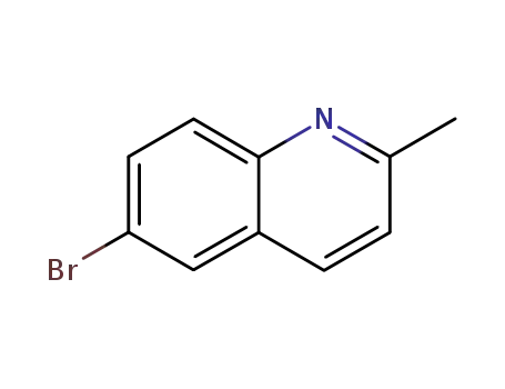 Molecular Structure of 877-42-9 (6-Bromo-2-methylquinoline)