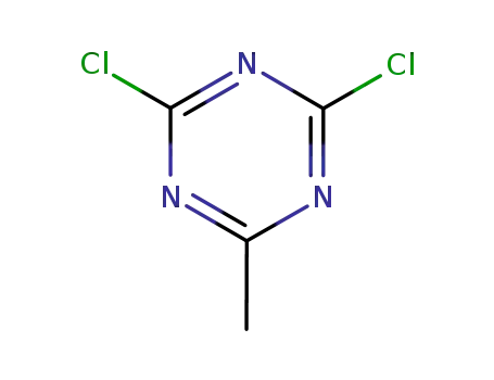 Molecular Structure of 1973-04-2 (2,4-Dichloro-6-methyl-1,3,5-triazine)