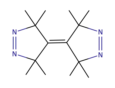 Molecular Structure of 69856-67-3 (3H-Pyrazole,
4-(3,5-dihydro-3,3,5,5-tetramethyl-4H-pyrazol-4-ylidene)-4,5-dihydro-3,
3,5,5-tetramethyl-)