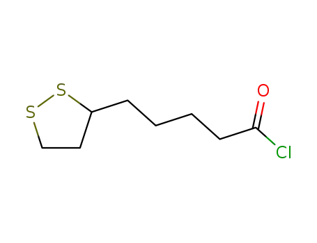 5-((3R)-1,2-dithiolan-3-yl)pentanoyl chloride