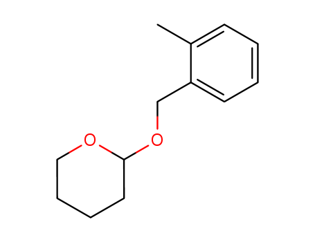 Molecular Structure of 18483-90-4 (2H-Pyran, tetrahydro-2-[(2-methylphenyl)methoxy]-)