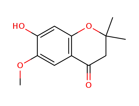 2,3-dihydro-7-hydroxy-6-methoxy-2,2-dimethyl-4H-1-benzopyran-4-one