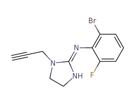 1-propargyl-2-(2-bromo-6-fluorophenylimino)-imidazolidine