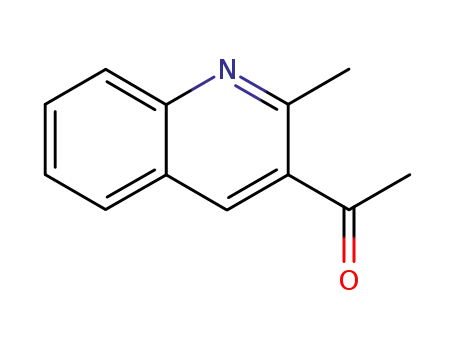 Molecular Structure of 14208-35-6 (3-Acetyl-2-methylquinoline)
