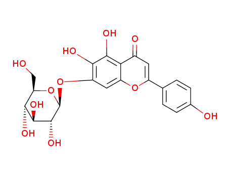 Molecular Structure of 26046-94-6 (PLANTAGININ)