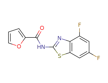 furan-2-carboxylic acid (4,6-difluoro-benzothiazol-2-yl)-amide