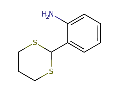 Molecular Structure of 53165-22-3 (Benzenamine, 2-(1,3-dithian-2-yl)-)