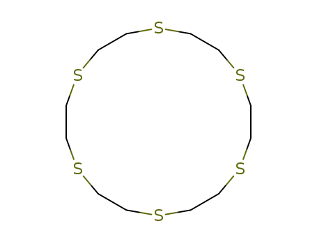 Molecular Structure of 296-41-3 (1,4,7,10,13,16-Hexathiacyclooctadecane)