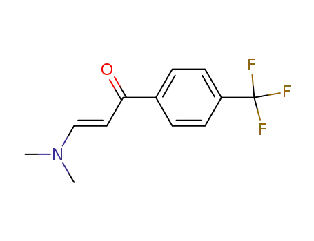 Molecular Structure of 882873-84-9 (2-Propen-1-one, 3-(dimethylamino)-1-[4-(trifluoromethyl)phenyl]-, (2E)-)