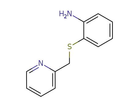 Molecular Structure of 19980-53-1 (Benzenamine, 2-[(2-pyridinylmethyl)thio]-)