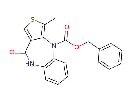 4-(benzyloxycarbonyl)-4,9-dihydro-3-methyl-10H-thieno[3,4-b][1,5]benzodiazepin-10-one