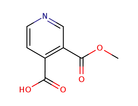 Molecular Structure of 24202-79-7 (3-(METHOXYCARBONYL)ISONICOTINIC ACID)