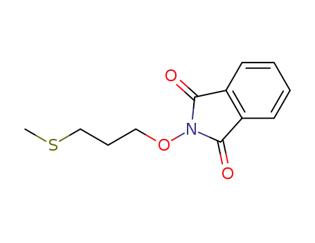 Molecular Structure of 874100-57-9 (1H-Isoindole-1,3(2H)-dione, 2-[3-(methylthio)propoxy]-)