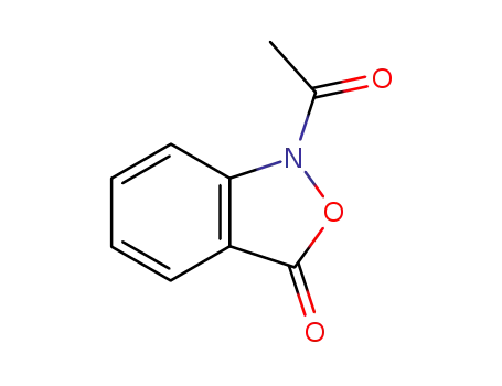 Molecular Structure of 33047-12-0 (1-Acetyl-2,1-benzisoxazol-3(1H)-one)