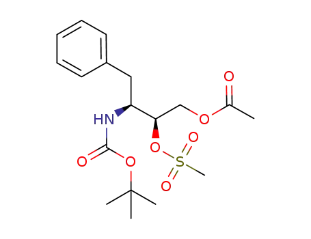 (2S,3S)-3-[(tert-butoxycarbonyl)amino]-2-[(methylsulfonyl)oxy]-4-phenylbutyl acetate