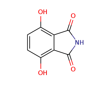 Molecular Structure of 51674-11-4 (3,6-dihydroxyphthalimide)