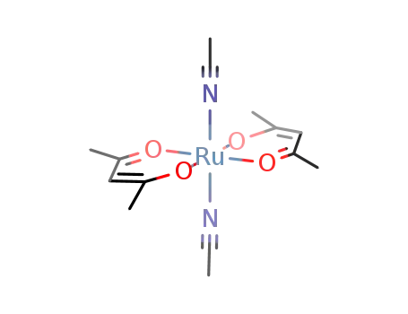 bis(acetonitrile)bis(2,4-pentanedionato)ruthenium(II)